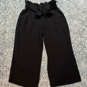NWOT Madewell High Waisted Wide Leg Tie Waist Pants